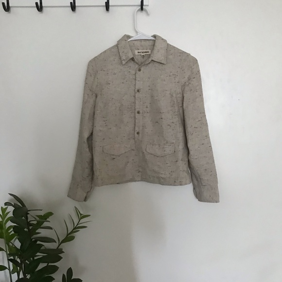 Madewell Rivet & Thread Half Button Flannel - Picture 7 of 7